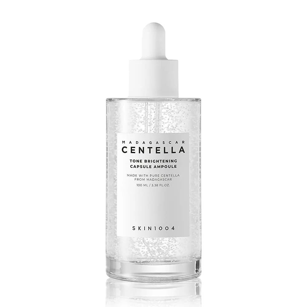 Корейская увлажняющая осветляющая сыворотка для лица SKIN1004 Madagascar Centella Tone капсула ампула