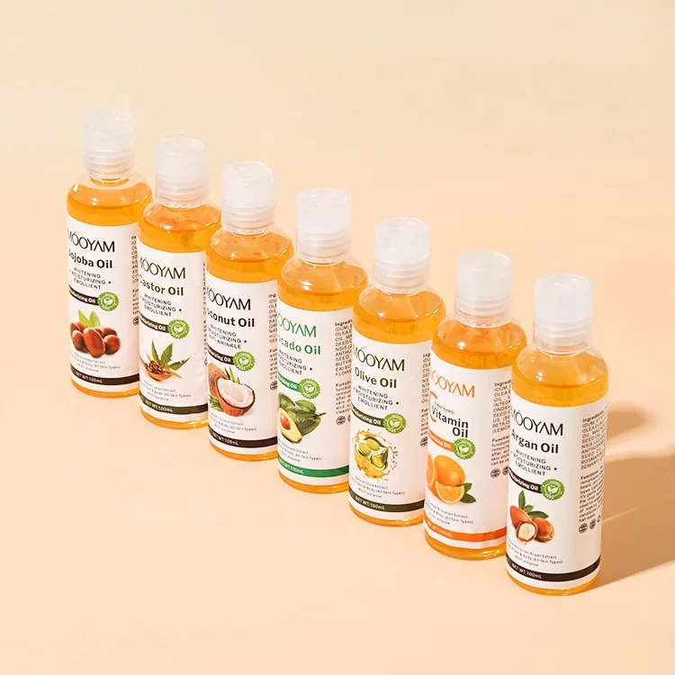 Собственная Марка насыпью Aceite Esencial уход за кожей органические масла-переносчики жожоба чистый касторовый авокадо кокосовое масло марокканское для волос
