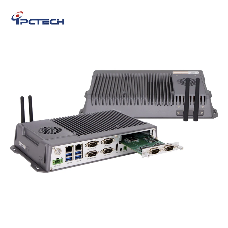 B8000 Ipctech горячая Распродажа прочный промышленный встроенный компьютер i3/i5/i7/i9Linux/оконная система безвентиляторный мини-ПК