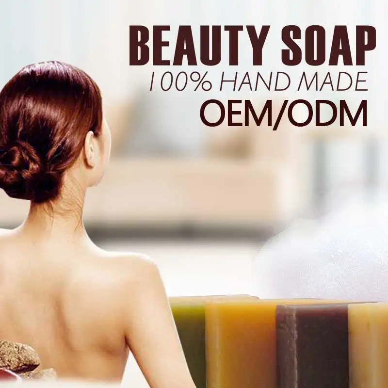 Natural handmade soaps lavender extract mild face soap bath soap 80g