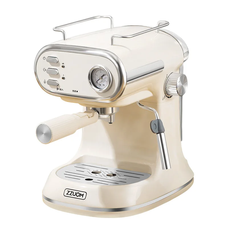 The coffee machine home office small coffee machine semi-automatic steam milk foam integrated fancy Italian coffee machine