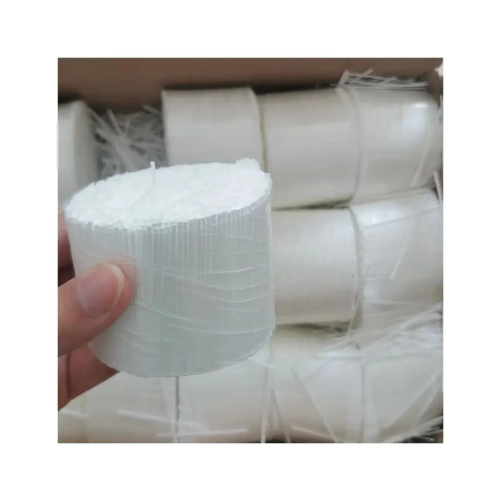100% High Strength Construction PP Macro Fiber Filament White Polypropylene Synthetic Fiber