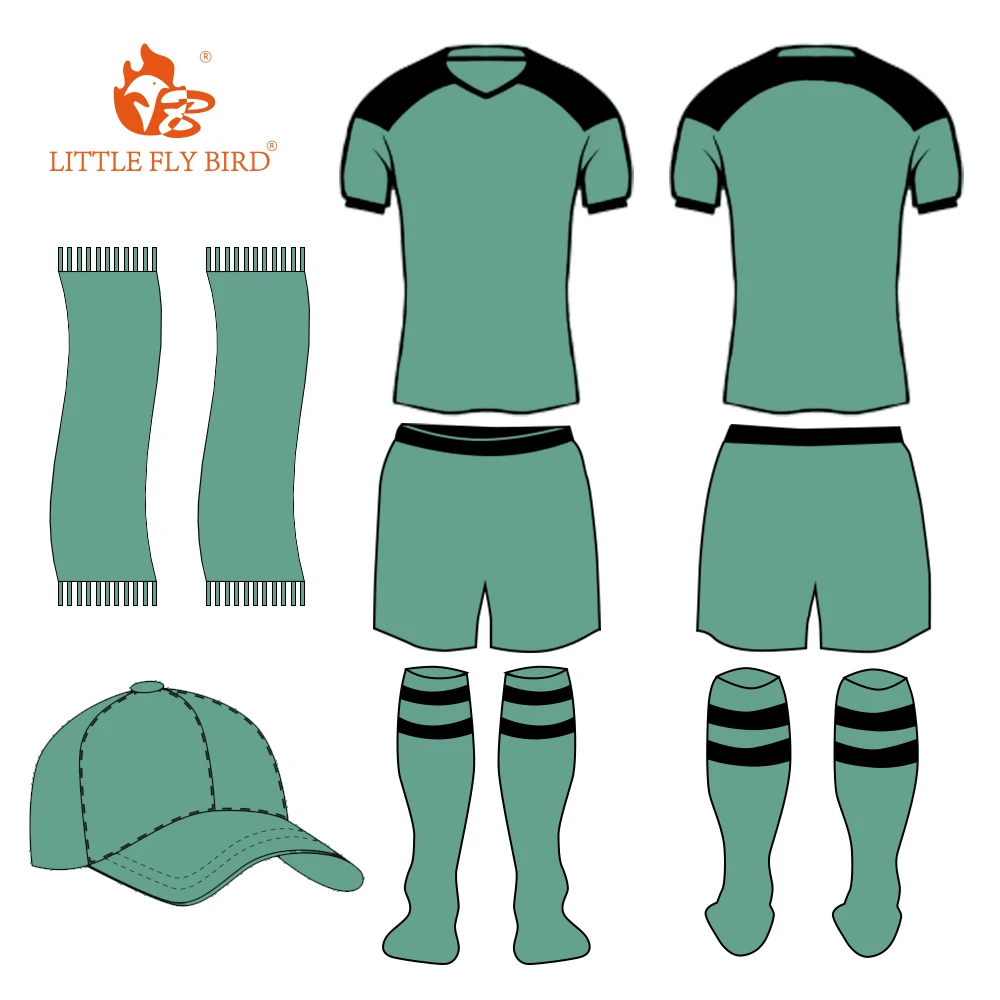 cheap embroidery 180g polo shirts 100% cotton custom logo socks Same Series trucker hat