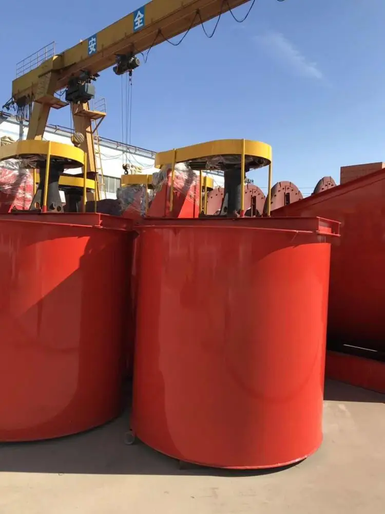 
Double impeller leaching and agitating tank 