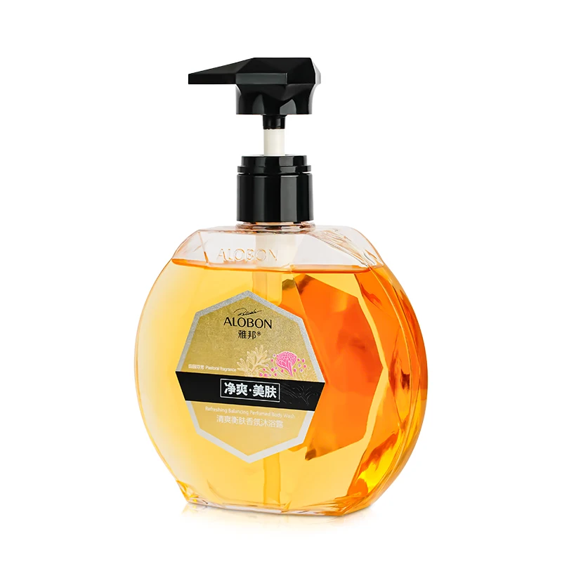 Alobon Wholesale High Quality Free Sample Transparent Cream Smelly Good Great Flavor Body Lotion Body Wash