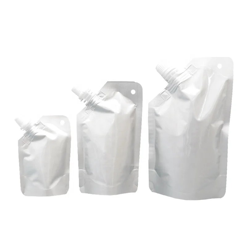 Beverage Bag Spout Stand Up Pouch Drinking Water Bag Sauce Flask Spout  Energy Drinks Coffee Beer Juice Sample Sack Bags Doypack