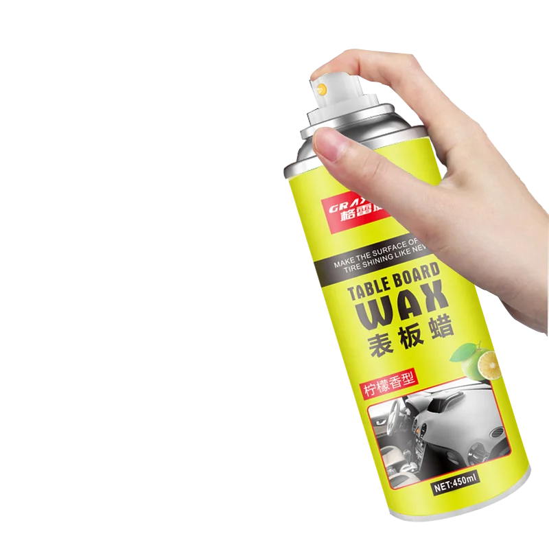 450ml car dashboard wax shine spray liquid wash waxing polish scratch repair removal body carnauba scented perfume coating