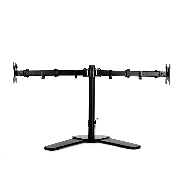VSEA 100*100 Dual LCD Monitor Stand Multi Monitor Stand Desk Mount with 8kg / 17.6lbs per Arm Heavy Duty Fully Adjustable