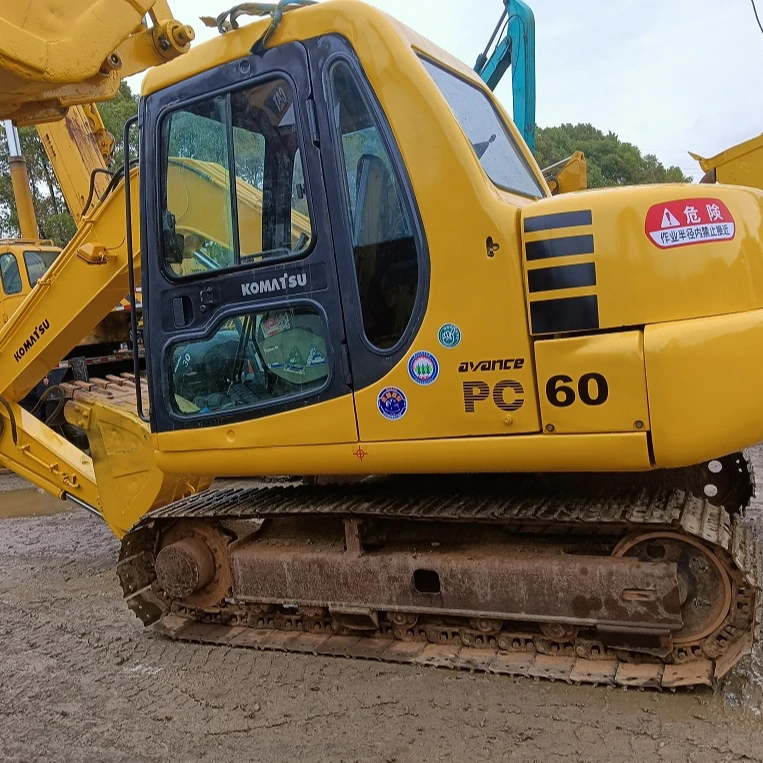 Hot Sale   KOMATS PC60 used mini excavator used crawler excavator