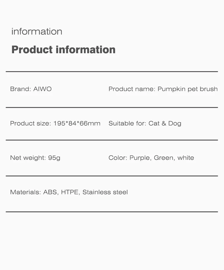 2 In 1 Pet Fur Mins Grooming Tools Hair Shedding Trimmer Comb Dog Cat Removal Brush Comb Pet Grooming Brush For Dog And Cat