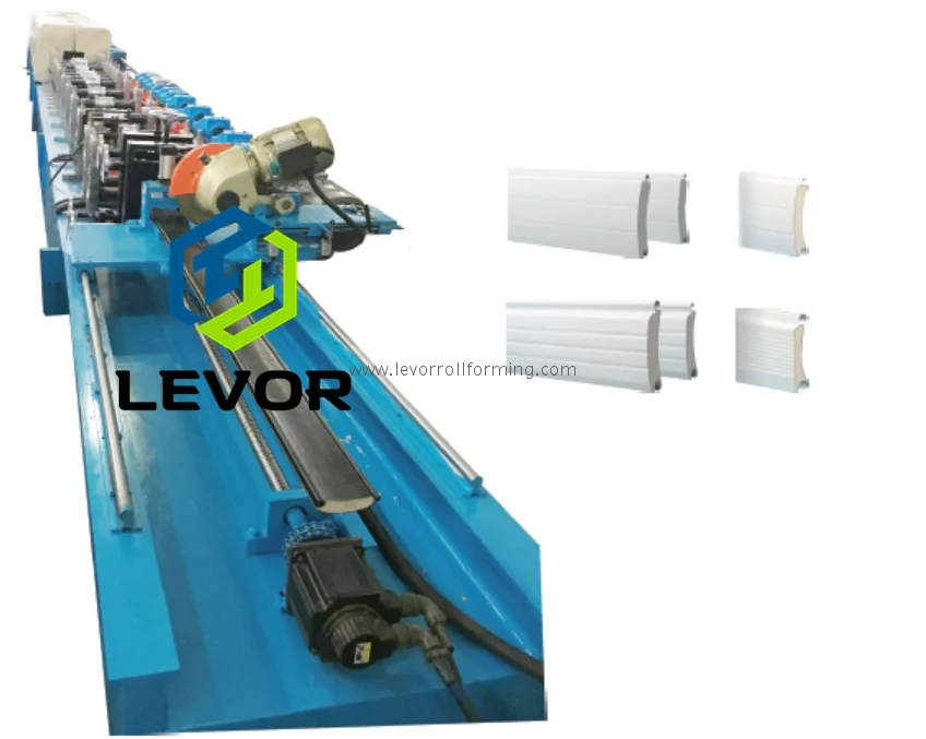 
Anti fire door shutter slat roll former making machine 