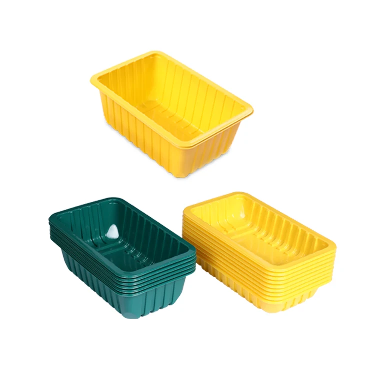 Tipack Biodegradable Tray Disposable eco-friendly Cold Fresh Meat Chicken Tray Disposable
