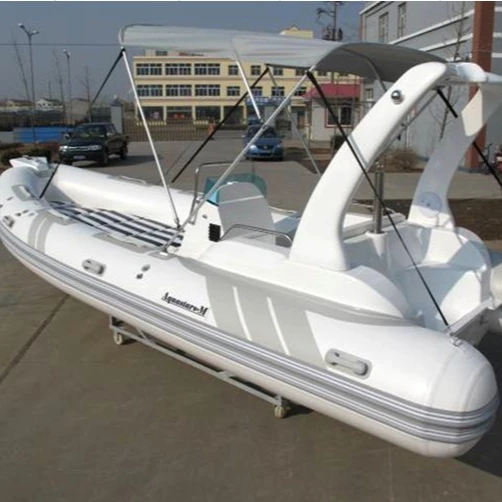 Китай резиновая Hypalon ребро лодка 580 стекловолокна волна для продажи маленькая яхта