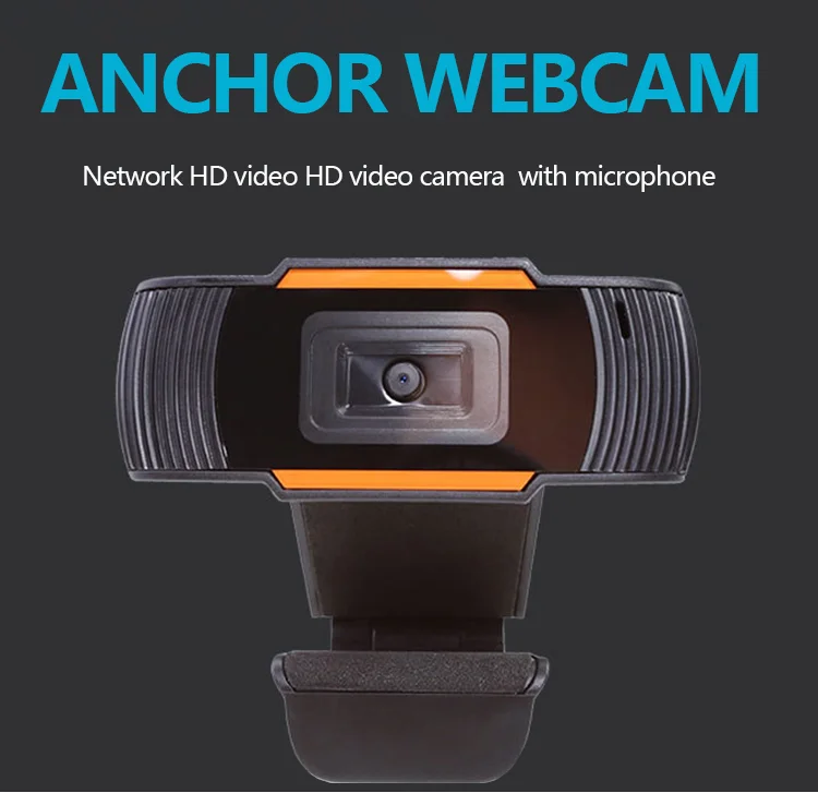 
Full HD Mini Webcam 1080P 30fps PC Camera Built-in Microphone USB 2.0 connection 