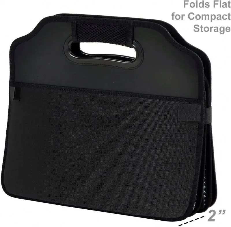 Portable Folding Vehicle Trunk Organizer Durable Oxford Car Boot Accessories Bag Picnics Nylon Polyester Silk Foldable Storage