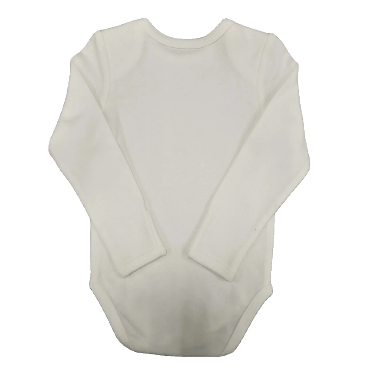 
100% Organic Cotton plain newborn Baby Unisex Rompers long sleeve jumpsuit super soft for baby 