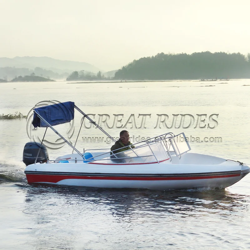 High Quality Skiff Leisure Boats 518 Speed Boat Without Motor and Trailer 17FT Offshore Sport