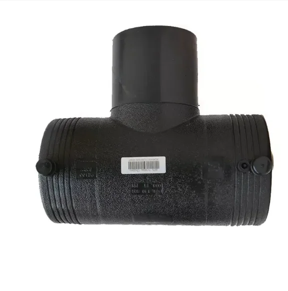PE HDPE Pipe Electrofusion Fittings Catalogue Electro Fusion Equal Tee for water and gas