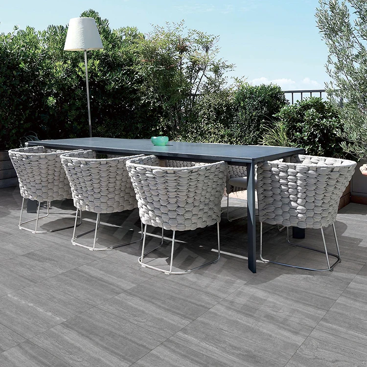 Best Price Garden Tiles 20mm Porcelain Anti Slip Travertine Look for Outdoor Use