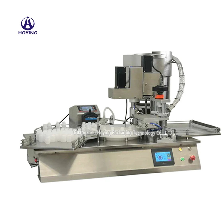 Desktop automatic rotary perfume oil bottle essential oil bottle filling capping machine