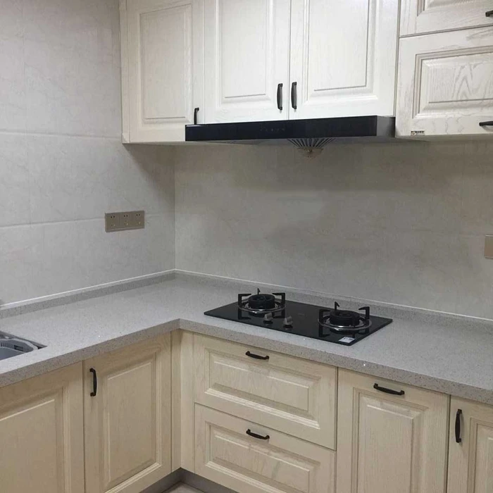 China Customized Australia White Plain Shaker Cabinet Design Modular Kitchen