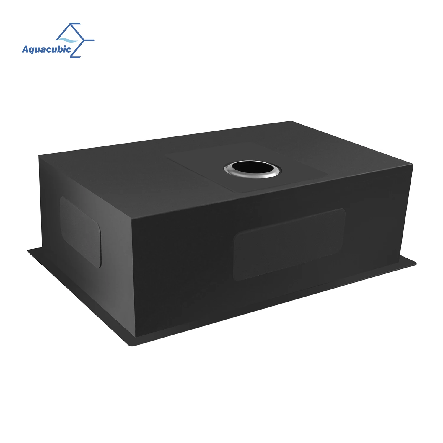 Aquacubic 30 inch Kitchen Sink Undermount Single Bowl Deep Handmade 304 Stainless Steel Kitchen Sink with Strainer