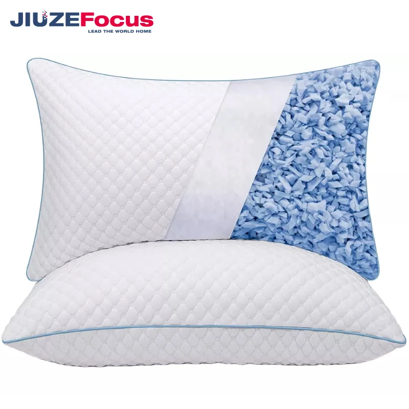 Регулируемые подушки из пены с эффектом памяти, подушка для кровати, роскошный фестиваль, 100% полиэстер, 60 прямоугольных подушек, День отца, все сезоны