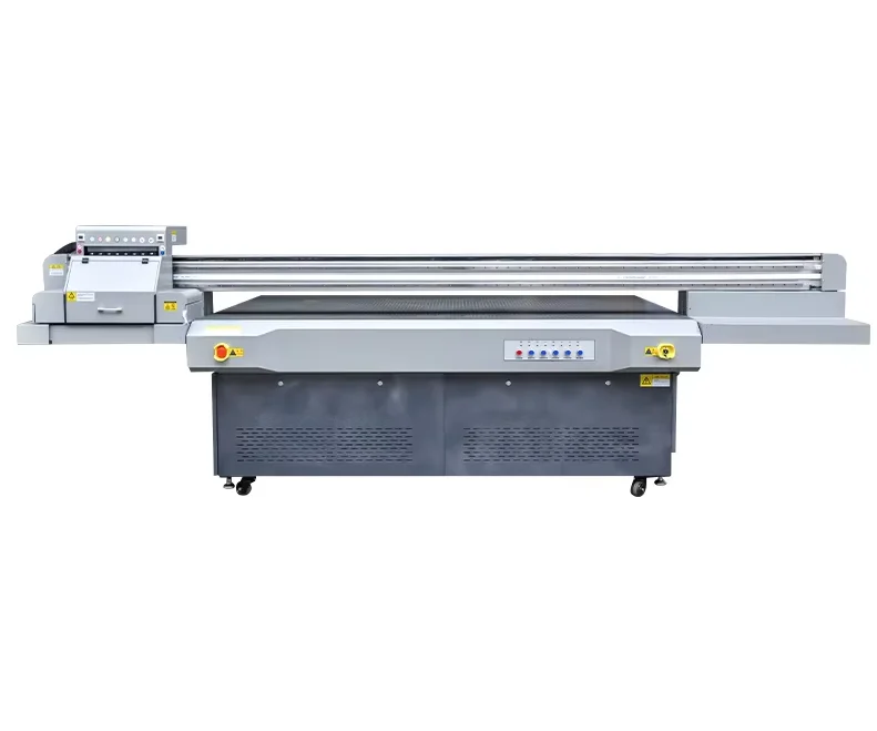 High speed and precision 250cm x 130cm good performance popular products UV Flatbed Printer configurations with 8 colors