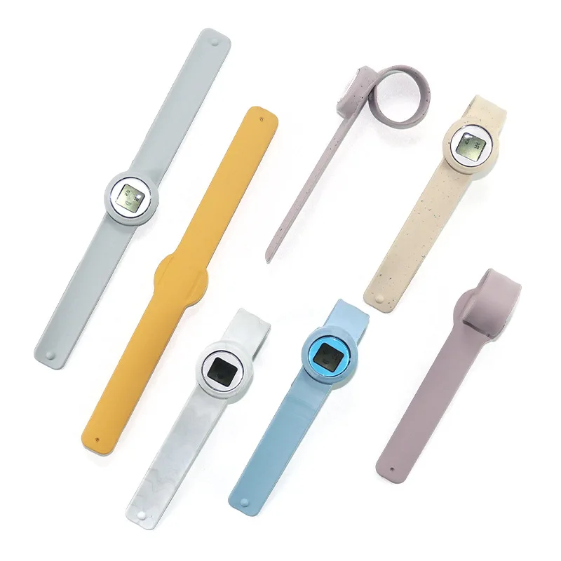 2024 Children Student Marble Color Printing Gift Silicone Quartz Watch Wholesale