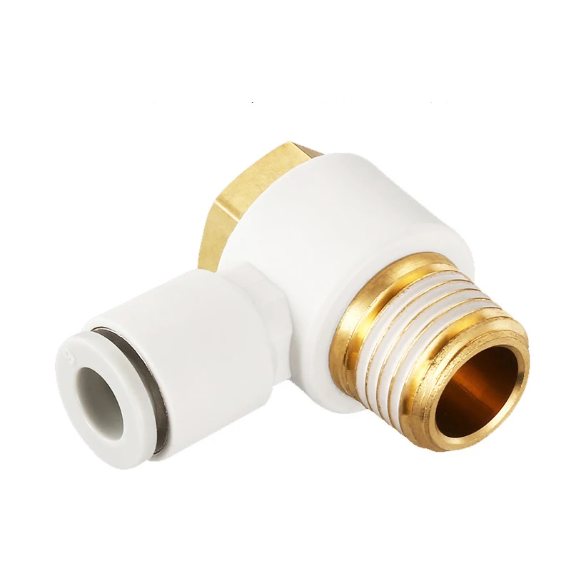 KQ2V Pipe Fitting Connector Universal Male Elbow Air Hose Fittings KQ2V04-M5 KQ2V04-01S KQ2V04-02S KQ2V06 SMC Pneumatic Fitting