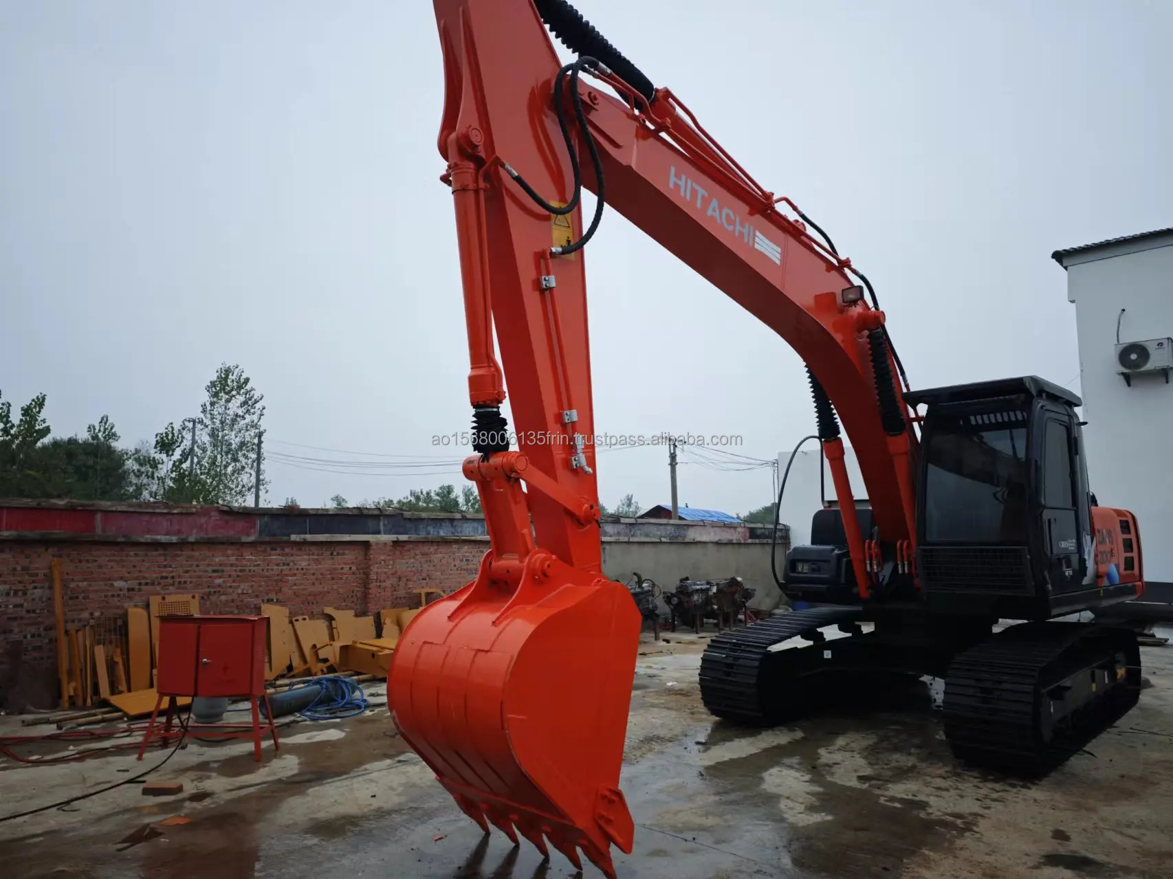 Hitachi Zx200-6 medium excavator used Japanese excavator Hitachi Zaxis 200 excavatory