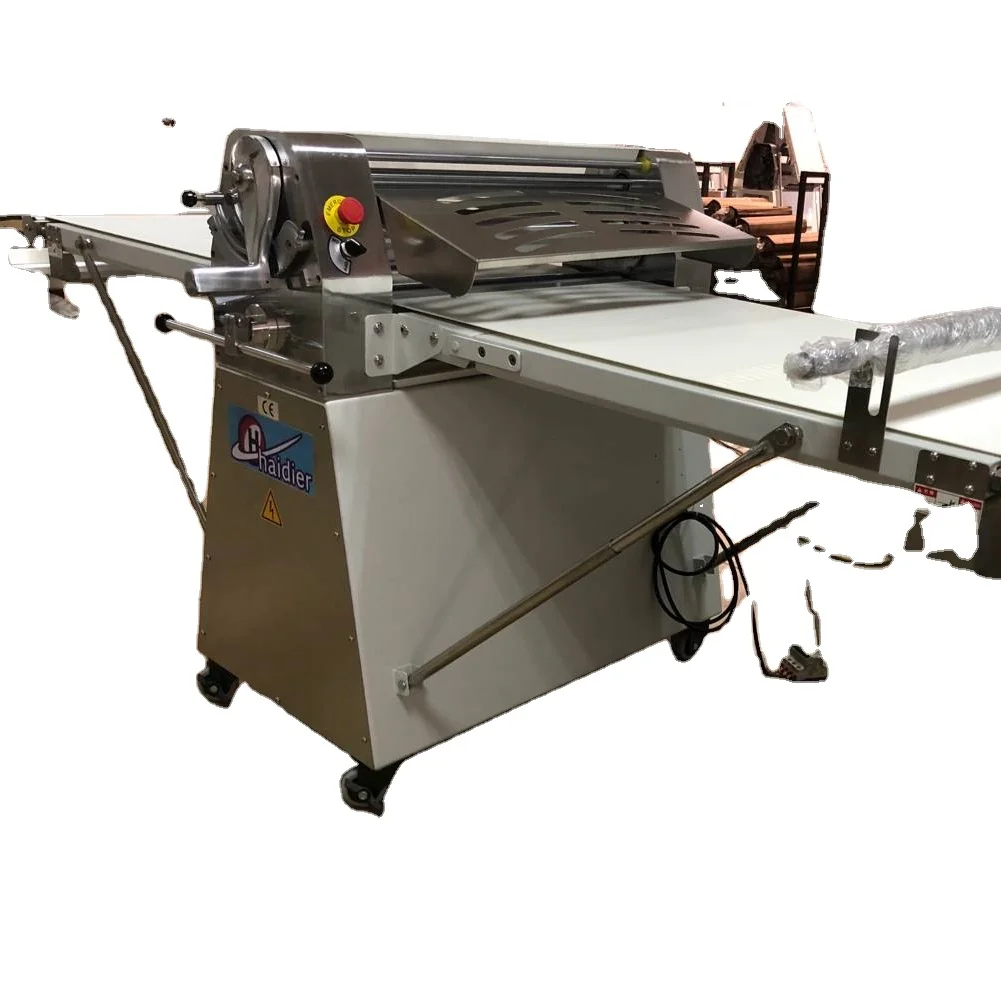 automatic dough roller pizza press for flat bread automatic dough sheeter roller