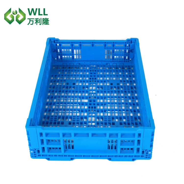 Cold storage packing folding warehouse plastic turnover storage containers bin container box foldable basket