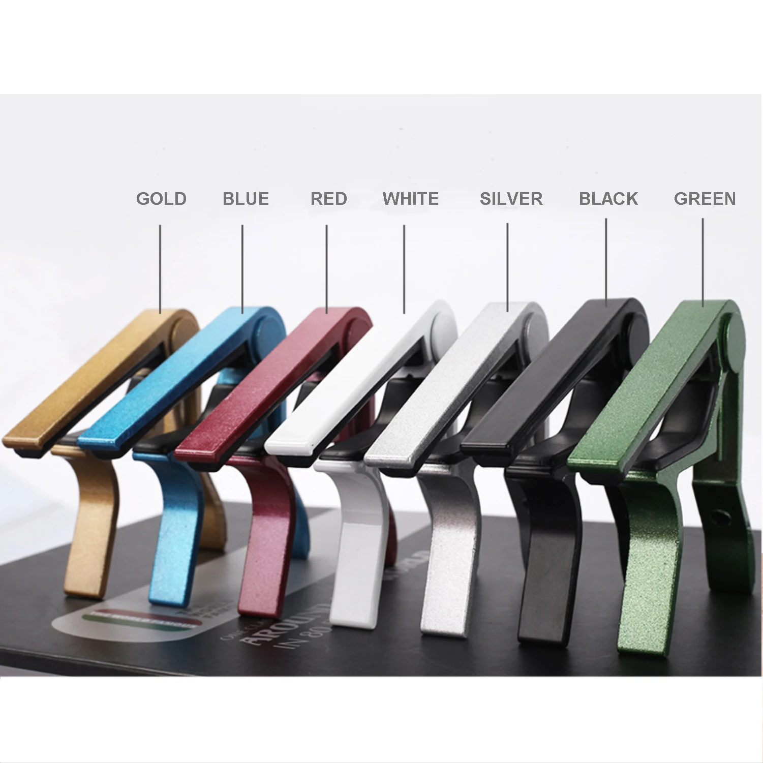 High Quality Aluminium Alloy Metal New Color Guitar Capo Quick Change Clamp Key Acoustic Guitar Capo For Tone Adjusting