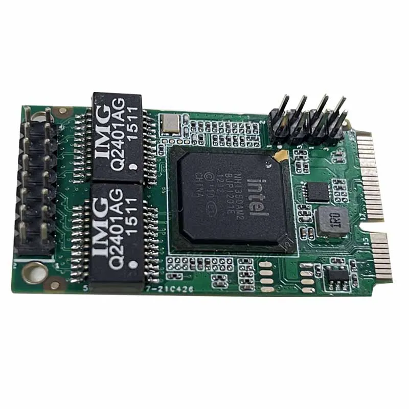 Mini Pcie  to I350 network card adapter module 2*LAN RJ45