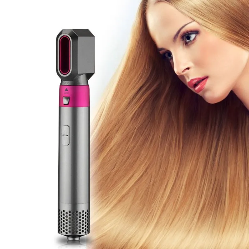 
New five in one multi head hot air comb automatic hair curling bar portable hair curler hair straightener brush 