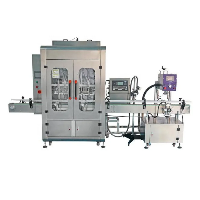 Automatic honey spice jar filling machine processing line