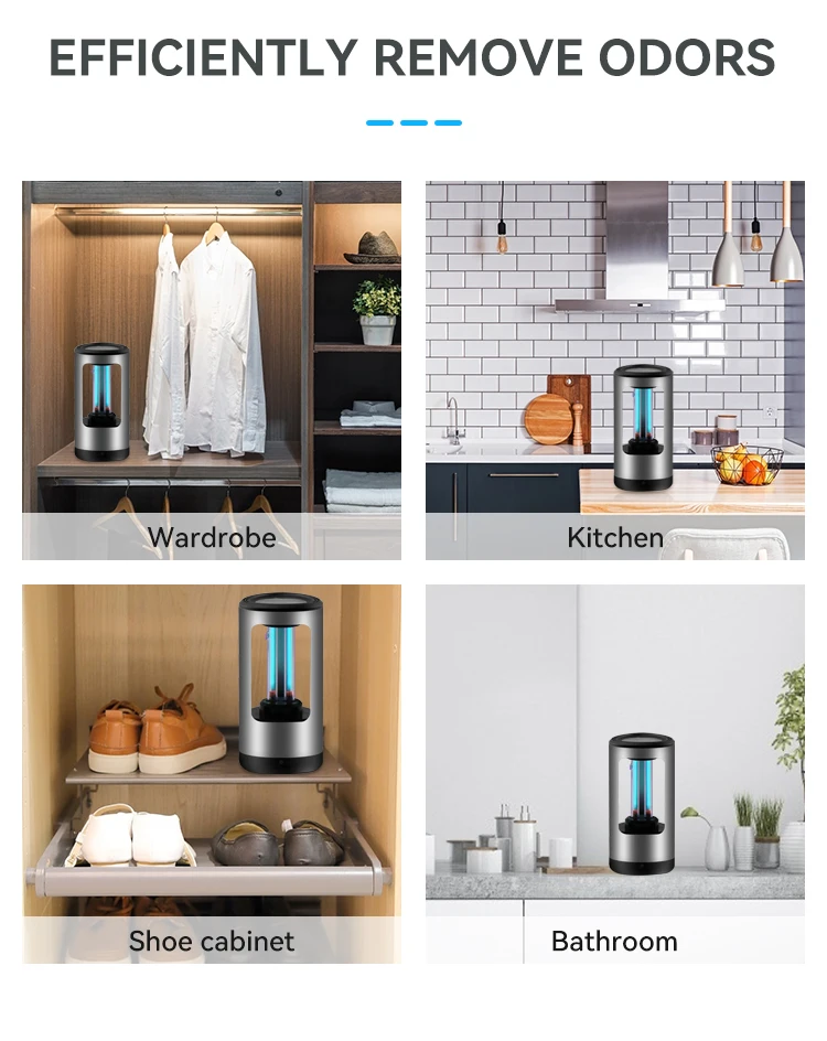 New product ideas 2022 Smart Home Lights Interior Cleaning uvc light disinfection 254 nm uv germicidal lamp