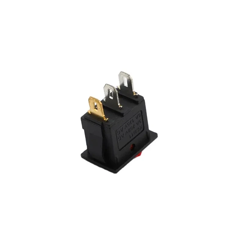KCD11 illuminated rocker switch on off 3-pin 2 position mini Rocker Switch 10*15mm 3A 250VAC