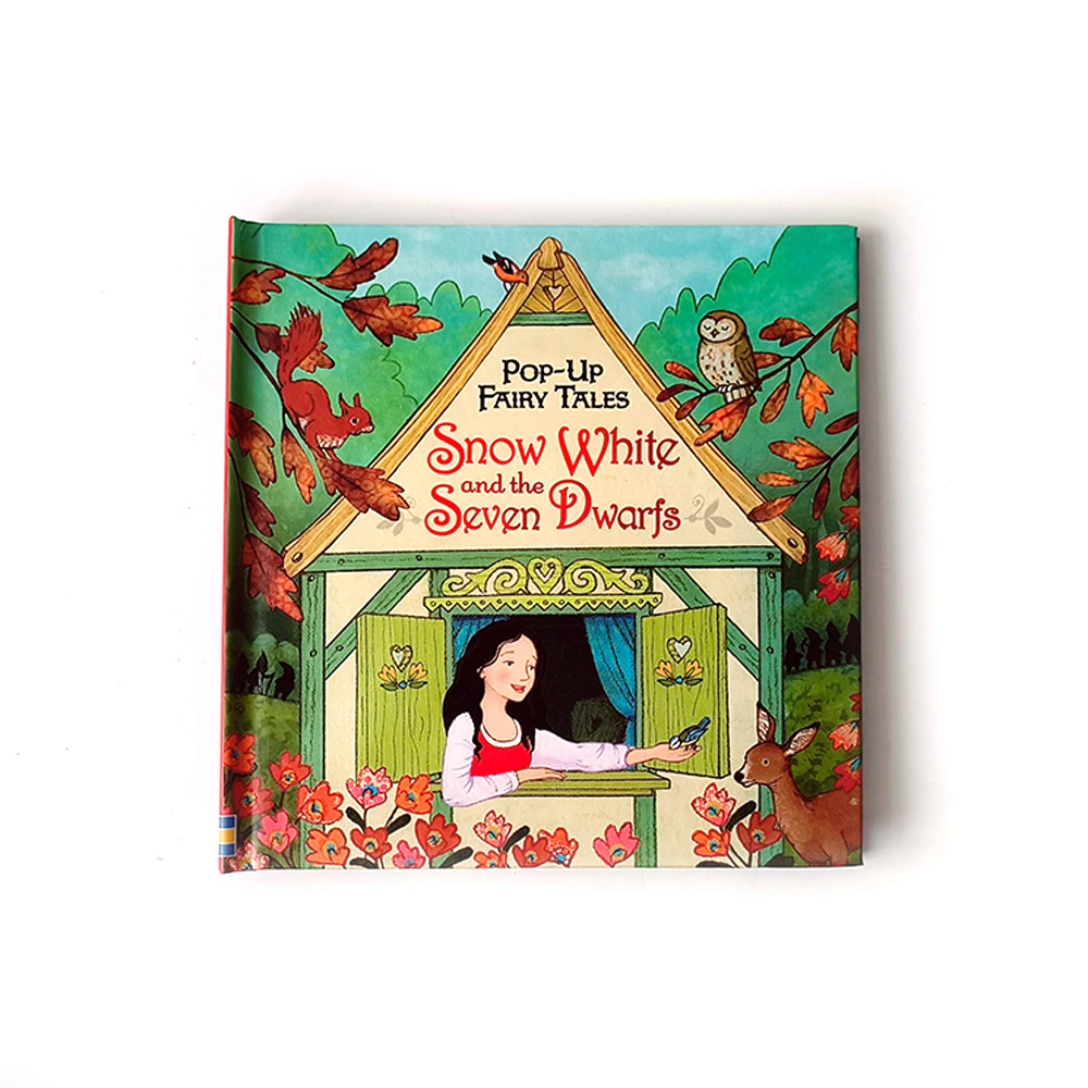 OEM Kids Book Snow White And The Seven Dwarfs Bedtime Story Book For Kids 3D Pop Up Book Printing On Demand