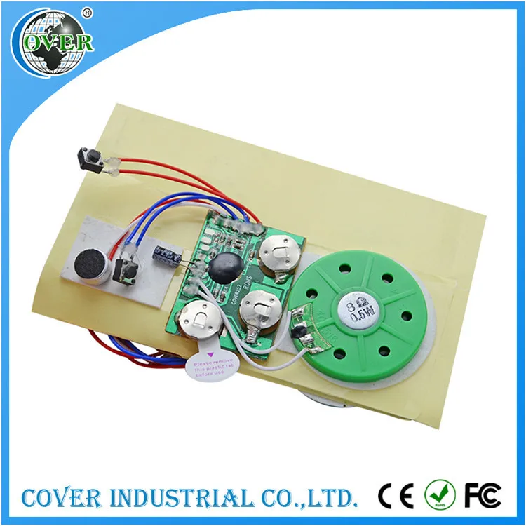 Factory Wholesale High Quality Voice Recorder Chip Recordable Sound Module for Postcard Greeting Cards Music Book