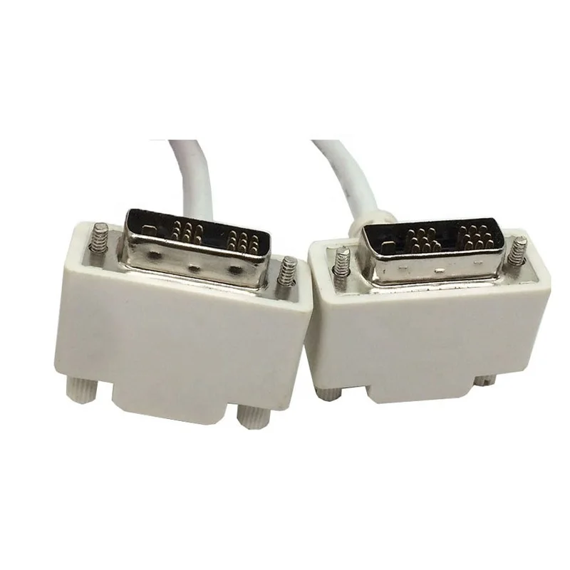 90 degree Up angle DVI-D 18+1 single link to DVI 19 Pin video Cable