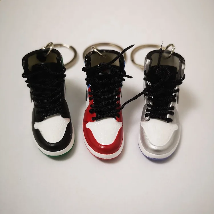 
 Роскошный брелок для ключей с мини-обувью, 3d брелок для ключей с кроссовками, брелки с кроссовками, оптовая продажа, ПВХ, высокое качество  