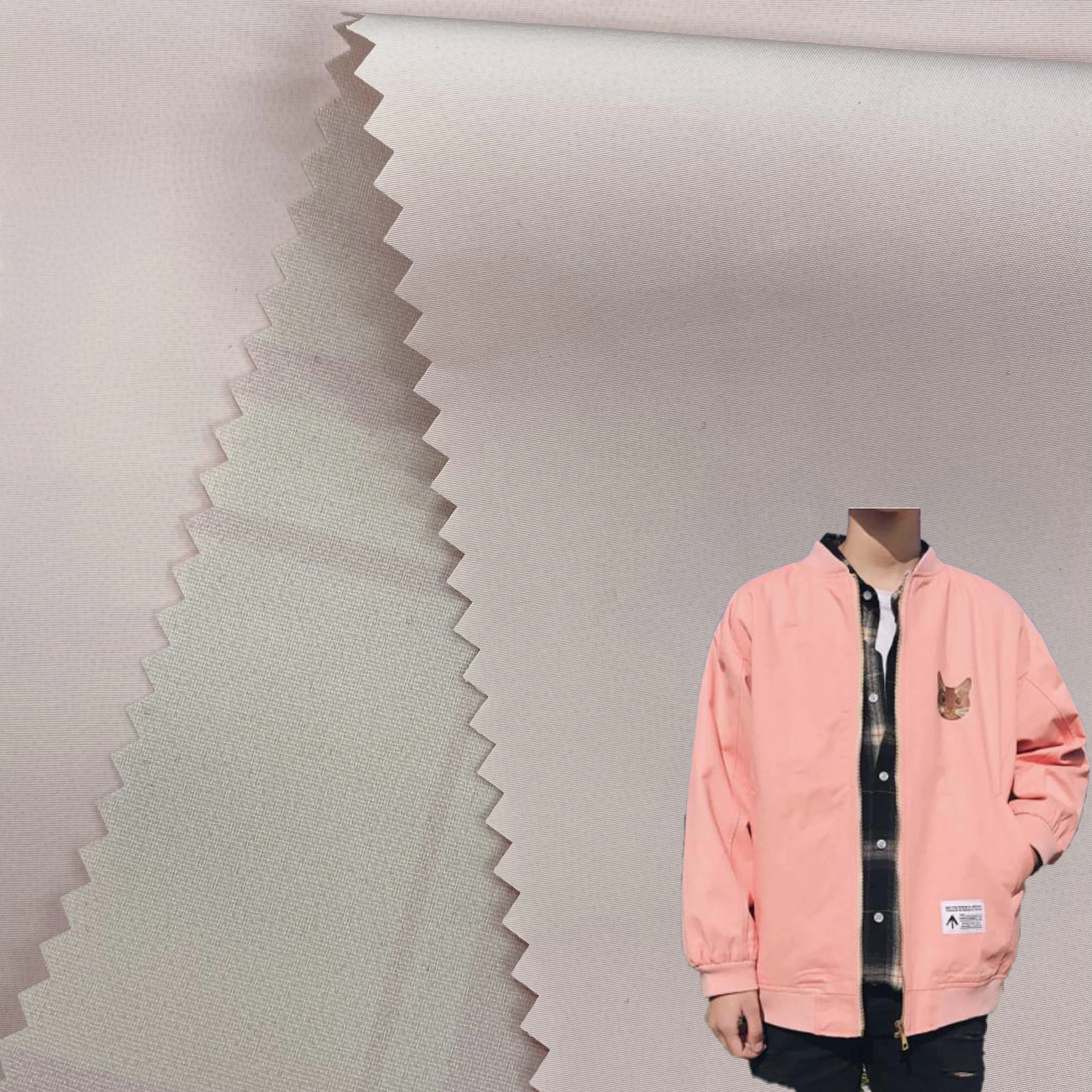 Stretch Plain Tricot Fabric 100% Polyester Twill Fabric, Plaid Polyester Canvas Fabric For Garment