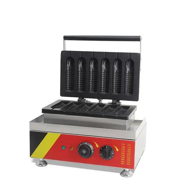 Bread Baking Equipment Commercial Automatic Egg Sausage Corn Hot Dog Waffle Machine Stick