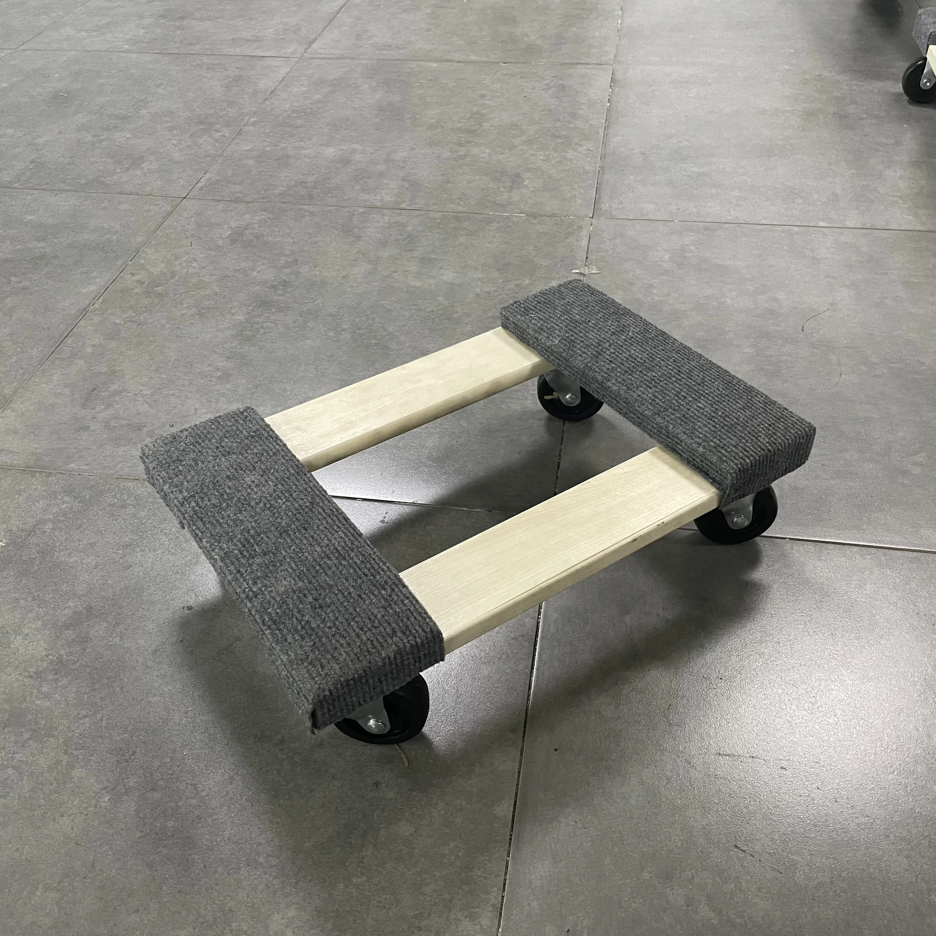 Four Wheels Platform Mover Wooden Cargo Dolly 150kg Manufacturer Capacity