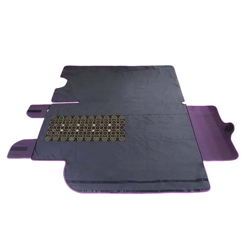 Waterproof portable home tourmaline jade germanium sauna infrared blanket low emf full body infra red spa blanket