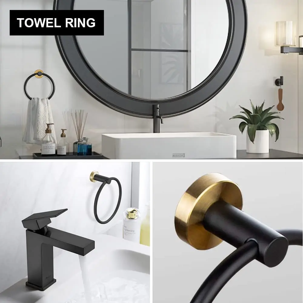 Hotel Apartment Project Wall Hanging Bathroom Toilet Accessories Set