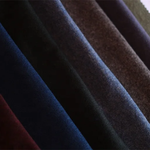 High-end fine super wholesale italian wool cashmere fabric knitted blend merino wool suit fabric for man and woman