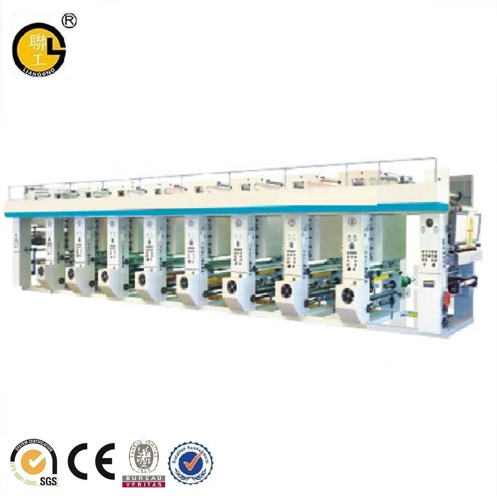 
6 color gravure printing machine 1000mmwidth plastic printing machine small gravure printing machine 